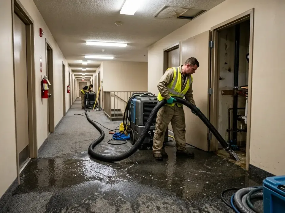 multi-unit-apartment-hallway-f-005 — frequently asked questions, Emergency Burst Pipe Water Extraction & Removal in Grove, OK